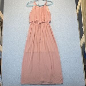 Sweet Storm Dusty Mauve Maxi Dress Size Medium